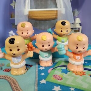 LITTLE PEOPLE FISHER-PRICE Baby Boy Bundle, Twins, Set of 5, New